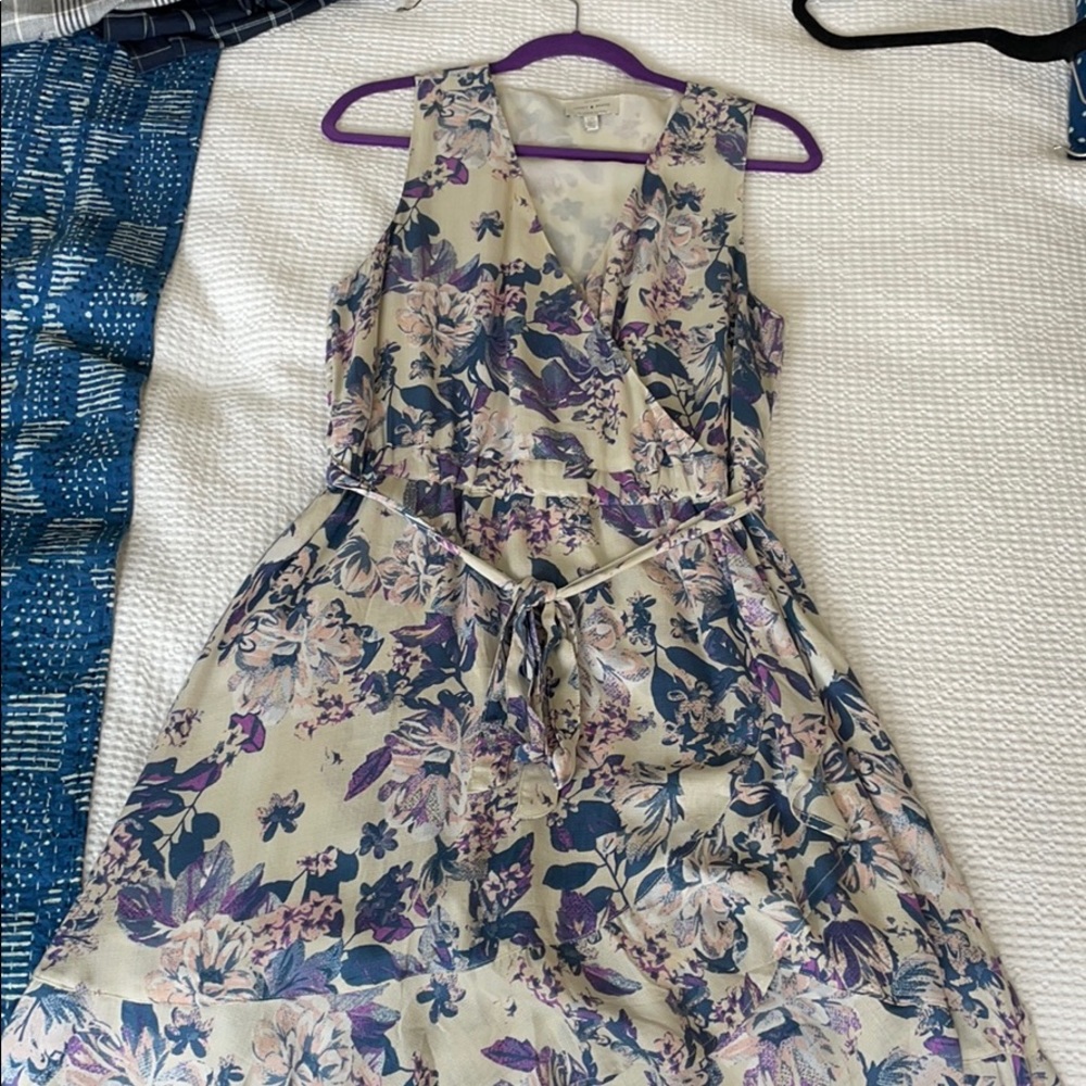 Lucky Brand ruffle wrap dress